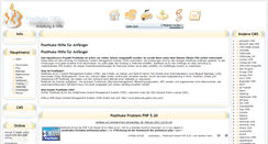 Desktop Screenshot of postnuke.gratis-cms.com