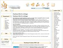 Tablet Screenshot of postnuke.gratis-cms.com