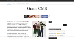 Desktop Screenshot of gratis-cms.com