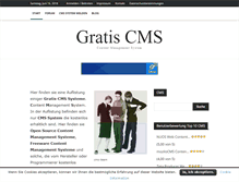 Tablet Screenshot of gratis-cms.com